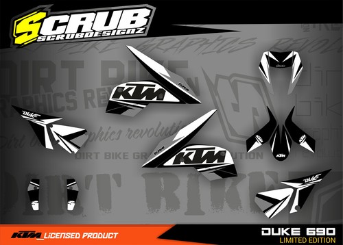 Ktm dekor duke 690 aufkleber - ktm,
